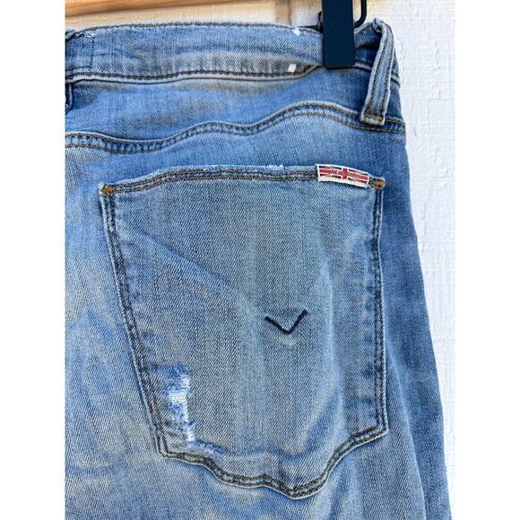 HUDSON Denim Women's Jeans, Raw Hem, Distressed Knees, Size 29 - Picture 3 of 6